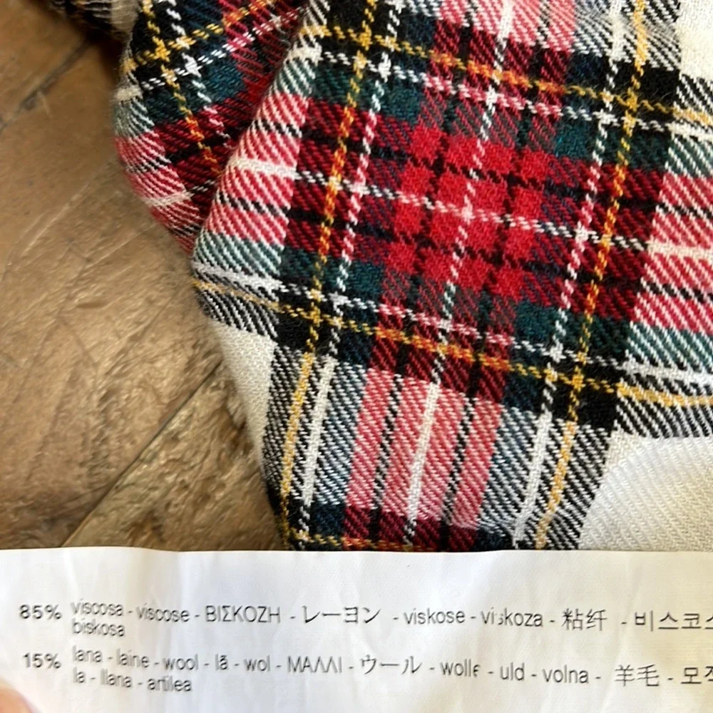 Zara tartan plaid dress